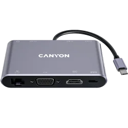 CANYON hub DS-14 8in1 4k USB-C Dark Grey - 3