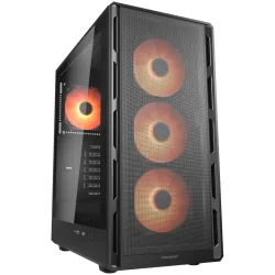 COUGAR AIRFACE PURE PRO PC Case, Mid Tower, Black - 2
