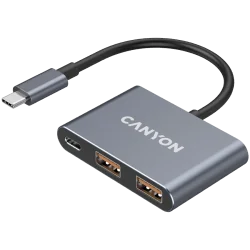 CANYON hub DS-3 3in1 USB-C Dark Grey - 7