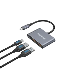 CANYON hub DS-3 3in1 USB-C Dark Grey - 10