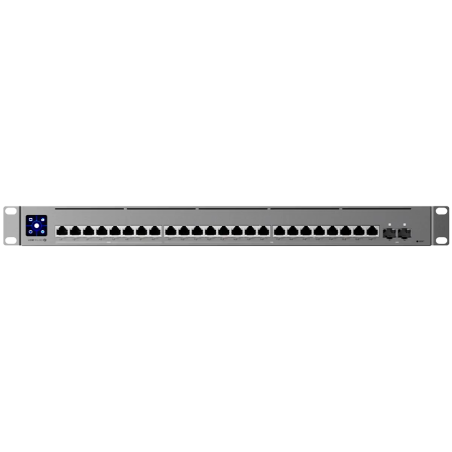 Ubiquiti Layer 3 Etherlighting USW-Pro-XG-24-PoE-EU (16) 10 GbE, (8) 2.5 GbE, and (2) 25G SFP28 ports - 1