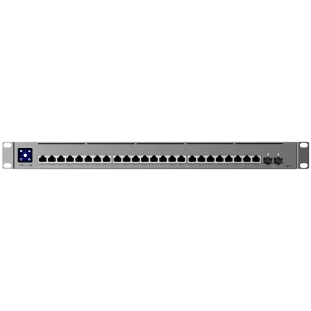 Ubiquiti Layer 3 Etherlighting USW-Pro-XG-24-PoE-EU (16) 10 GbE, (8) 2.5 GbE, and (2) 25G SFP28 ports - 1