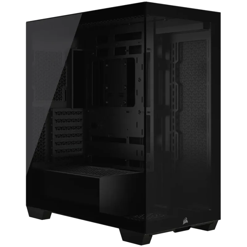 Corsair 3500X Tempered Glass Mid-Tower, Black - 1