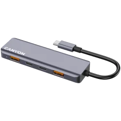 CANYON hub DS-18 5in1 USB-C Grey - 6