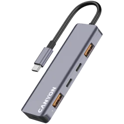 CANYON hub DS-18 5in1 USB-C Grey - 8