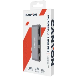 CANYON hub DS-5 7in1 Thunderbolt 3 Space Grey - 10