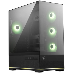 MSI MAG PANO 110R PZ, Mid-Tower, ATX/M-ATX/ITX, 2x USB 3.2, 1x USB Type-C 20Gbs, 1x Audio/Mic, LED Button, ARGB Hub, 4x 120mm AR