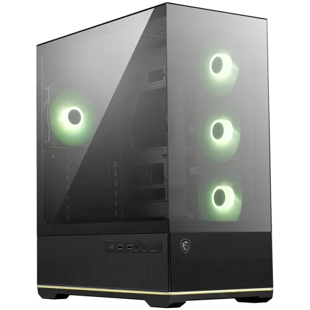 MSI MAG PANO 110R PZ, Mid-Tower, ATX/M-ATX/ITX, 2x USB 3.2, 1x USB Type-C 20Gbs, 1x Audio/Mic, LED Button, ARGB Hub, 4x 120mm AR
