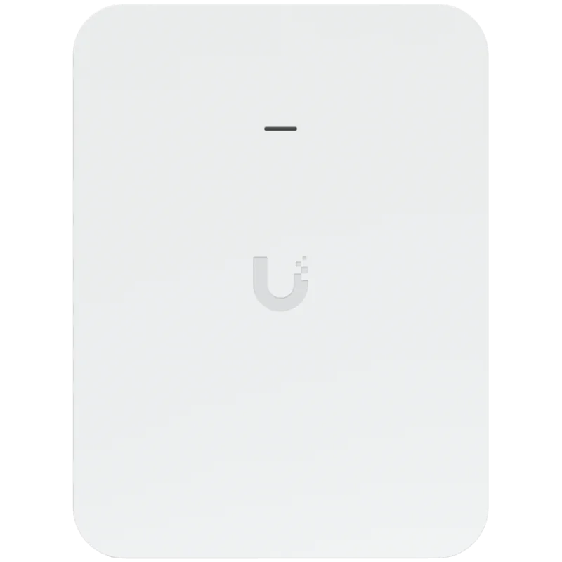 Ubiquiti U7-Pro-Wall mounted WiFi 7 AP with 6 spatial streams and 6 GHz support tailored for home builders with seamless install