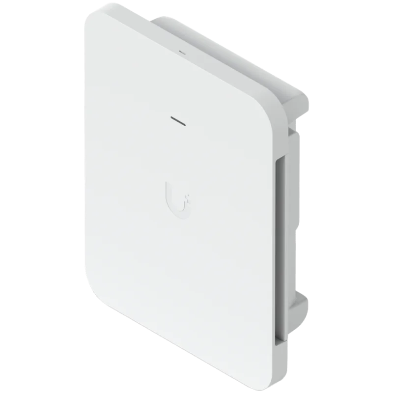 Ubiquiti U7-Pro-Wall mounted WiFi 7 AP with 6 spatial streams and 6 GHz support tailored for home builders with seamless install