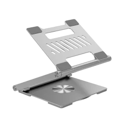Canyon Laptop stands with hub, TYPE C F to HDMI2.0+2USB3.0+USBC3.0+RJ45+PD, TYEP C TO C cable 1m white with Emarker: HUSB332A, M