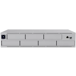 Ubiquiti UNAS-Pro-EU 2U rack-mount NAS with (7) 2.5/3.5" drive bays and 10 Gbps performance designed for large-scale file storag
