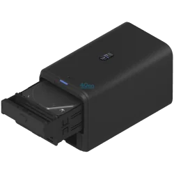 Ubiquiti UniFi UNAS-2-W-EU Network Attached Storage with (2) 3.5inch HDD bays, 2.5 GbE networking, USB-C connectivity, and an in