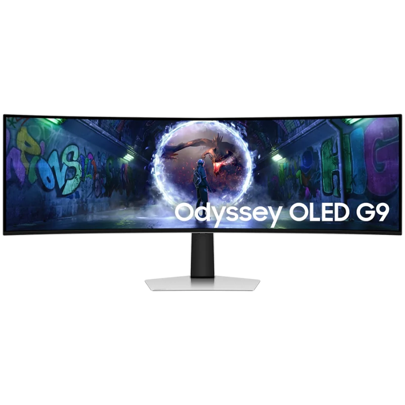 Monitor LED Samsung LS49DG934SUXEN Odyssey G93SD, 49" DQHD Curved 1800R 32:9 (5120x1440) QD-OLED 240z, 250 cd/㎡, 1m:1, 0.03ms(GT