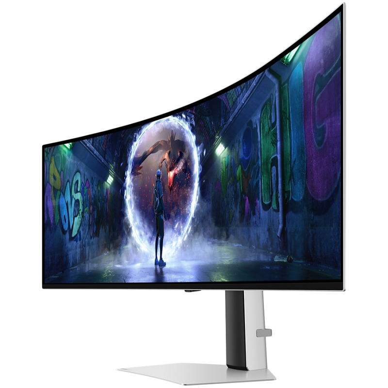 Monitor LED Samsung LS49DG934SUXEN Odyssey G93SD, 49" DQHD Curved 1800R 32:9 (5120x1440) QD-OLED 240z, 250 cd/㎡, 1m:1, 0.03ms(GT