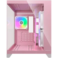 COUGAR FV150 Mini RGB PC Case, Mid tower, Pink - 3