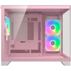 COUGAR FV150 Mini RGB PC Case, Mid tower, Pink - 4