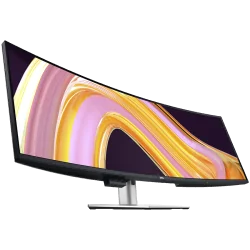 Dell U4924DW Monitor LED UltraSharp 49 Curved, 49", 5K Dual QHD (5120x1440) 60Hz, 32:9, Anti-glare, 3H Hard Coating, ComfortView
