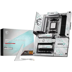 MSI B850 GAMING PLUS WIFI PZ, ATX, Socket AM5, Back Connectors, 4x DDR5 Dual Channel DDR5 up to 8200(OC)MHz, 4x PCIe x16 slot, 3