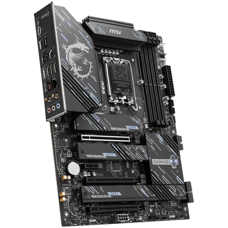 MSI Z890 GAMING PLUS WIFI LGA 1851, Dual Channel DDR5 up to 9200(OC)MHz, 3x PCIe x16 slots, 4x M.2 slot, 4xUSB 2.0, 2xUSB 5Gbps 