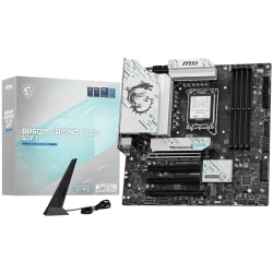 MSI PRO B860M GAMING PLUS WIFI, mATX, LGA 1851, 4x DDR5 Dual Channel DDR5 up to 8600(OC)MHz, 4x PCIe x16 slot, 3x M.2 slot, 2x U