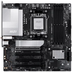 MSI PRO B850M-P WIFI, mATX, Socket AM5, 4x DDR5 Dual Channel DDR5 up to 8200(OC)MHz, 4x PCIe x16 slot, 3x M.2 slot, 4x USB 2.0, 