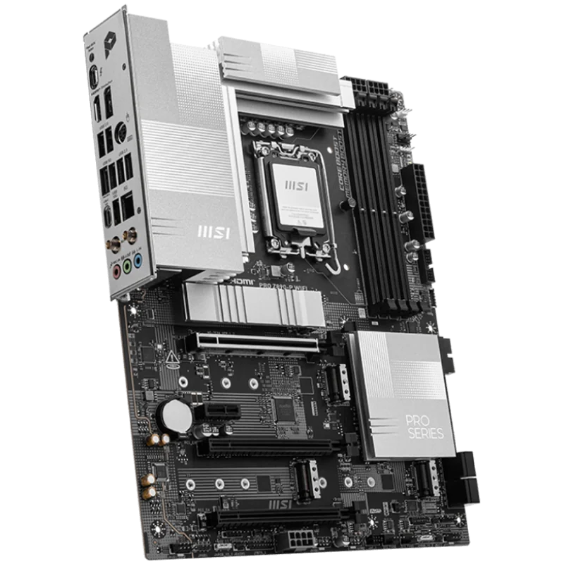 MSI PRO Z890-P WIFI, LGA 1851, Dual Channel DDR5 up to 9200(OC)MHz, 3x PCIe x16 slots, 4x M.2 slot, 4xUSB 2.0, 2xUSB 5Gbps A, 1x