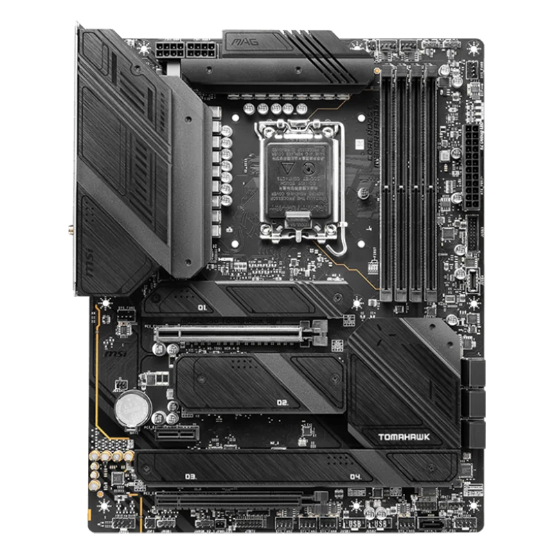 MSI MAG Z790 TOMAHAWK WIFI, ATX, Socket LGA 1700, Dual Channel DDR5 7200+(OC)MHz, 2x PCIe x16 slots, 4x M.2 slots, 1x HDMI, 1x D