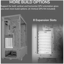 COUGAR MX600 PC Case, Mid Tower, White - 22