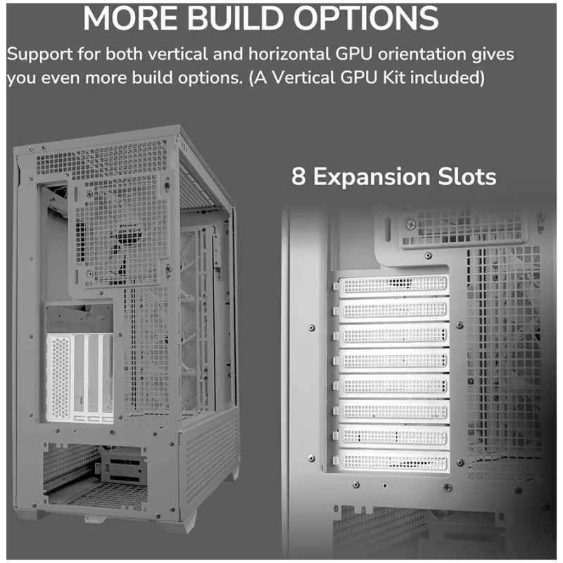 COUGAR MX600 PC Case, Mid Tower, White - 1