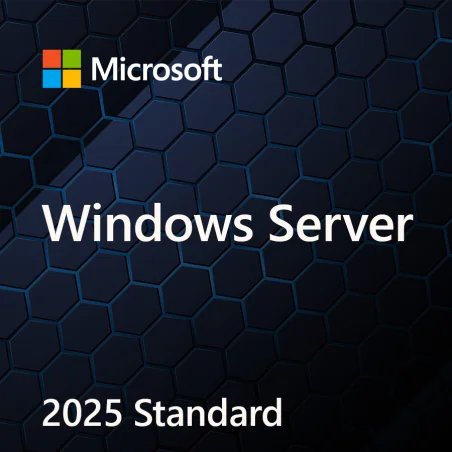 Windows Svr Std 2025 64Bit English 1pk DSP OEI DVD 24 Core - 1