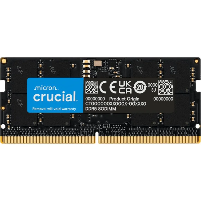 Crucial 8GB DDR5-5600 SODIMM CL46 (16Gbit) Tray - 1