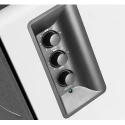 Edifier R1280T 2.0 Bookshelf Speakers, RCA, 0.5-inch Tweeters, 4-inch Drivers, 42W (RMS), Control Knobs and Remote Control, Whit