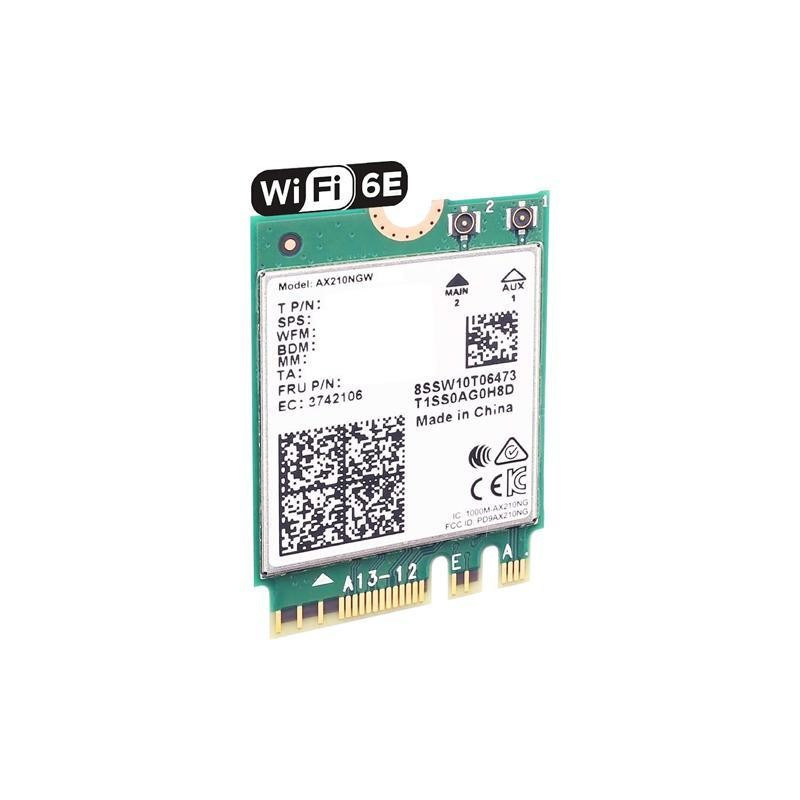 Intel Wi-Fi 6E AX210 (Gig+), 2230, 2x2 AX R2 (6GHz)+BT, No vPro - 1