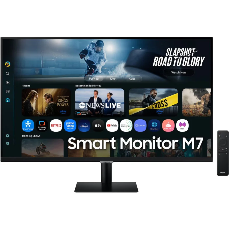 Monitor LED Samsung Smart M7 LS32FM700UUXDU 32", 3840x2160, 4K UHD, 60Hz, VA, HDR10, 16:9, 3000:1, 300 cd/m2, 4ms, 178/178, USB-