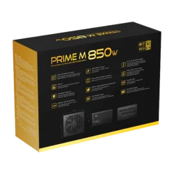 Xigmatek Prime M 850W (80+Gold 230V EU, ATX3.1 & PCI-E 5.1, LLC D2D & APFC, 120mm Fan, Full Modular, EU Cord, Color Box) - 10