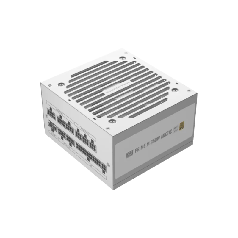 Xigmatek Prime M 850W Arctic (White,80+Gold 230V EU,ATX3.1 & PCI-E 5.1,LLC D2D & APFC,120mm Fan, Full Modular,EU Cord, Color Box