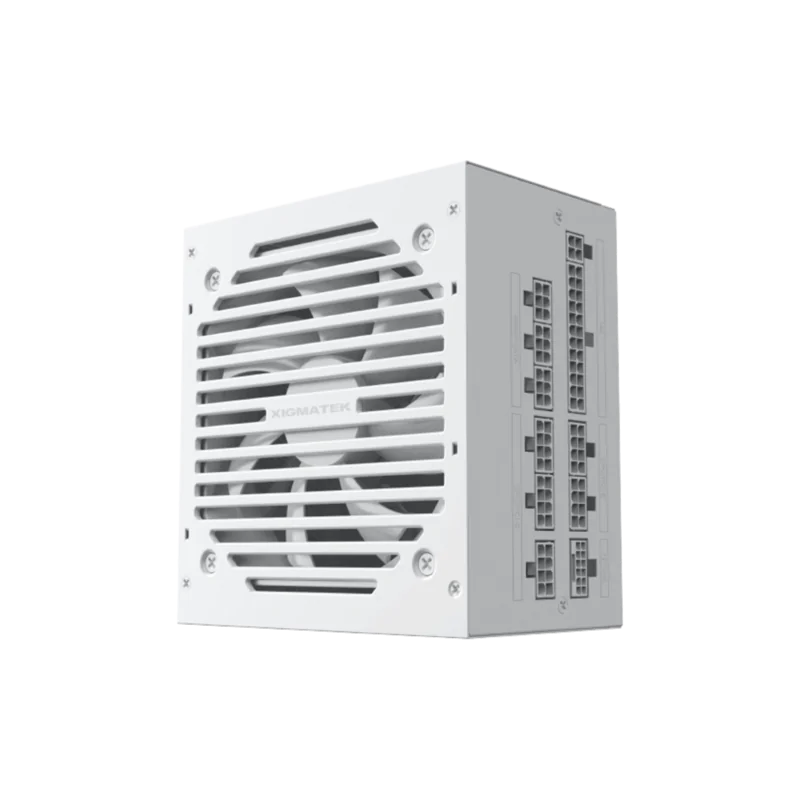 Xigmatek Prime M 850W Arctic (White,80+Gold 230V EU,ATX3.1 & PCI-E 5.1,LLC D2D & APFC,120mm Fan, Full Modular,EU Cord, Color Box