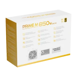 Xigmatek Prime M 850W Arctic (White,80+Gold 230V EU,ATX3.1 & PCI-E 5.1,LLC D2D & APFC,120mm Fan, Full Modular,EU Cord, Color Box