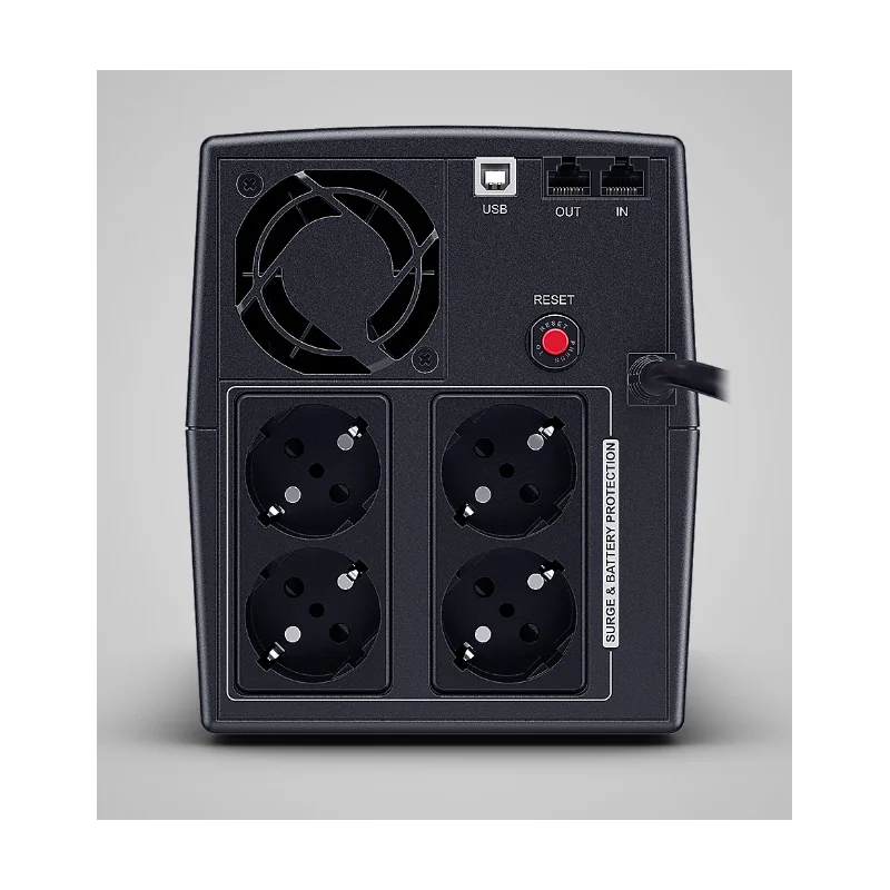 CyberPower UPS AVR 2200VA 13200W, Line-Interactive, 4x Schuko, Runtime at 90W min:70, UT2200EG - 1