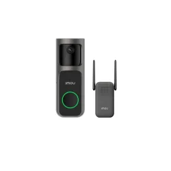 Imou 3MP Wi-Fi Doorbell 2S Kit, 2K QHD, 5000mAh rechargable battery, 125 wide-angle view, night vision 5m, Mic and Speaker, 8x D