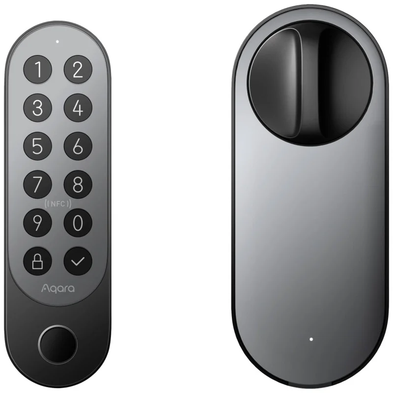 Aqara Smart Lock U200 (Offline, Black): Model No: EL-D02D SKU No: AD040EUB02 - 1