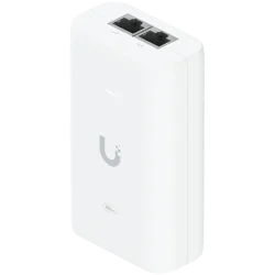 UBIQUITI PoE++ Adapter Delivers up to 60W of PoE++ Surge, peak pulse, and overcurrent protection Contains RJ45 data input, AC ca