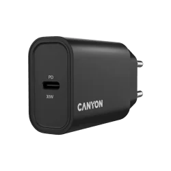CANYON charger OnCharge 30CL Max Power 30W 1xPD EU Black - 5