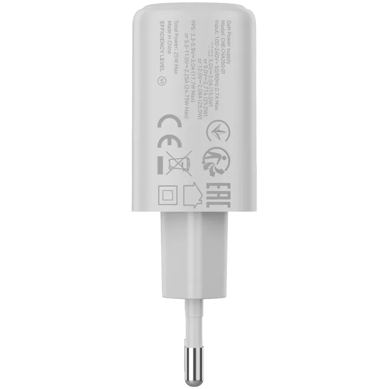 CANYON charger OnCharge 250 25W 1xPD EU White - 1