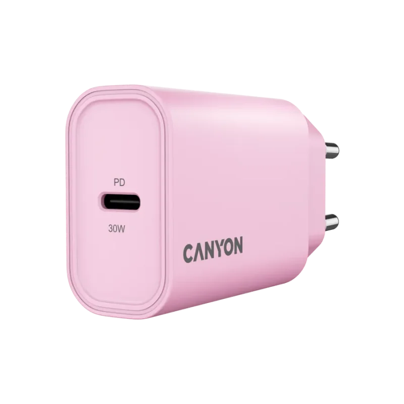 CANYON charger OnCharge 30CL Max Power 30W 1xPD EU Pink - 1