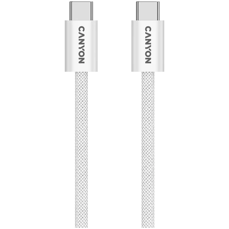 CANYON cable OnWire 60MG C-C 60W Magnet Braided 1m White - 1