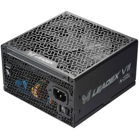Super Flower Leadex VII XG 1300W ATX 3.0, 80 Plus Gold, Fully Modular, 12VHPWR Cable included, Compact 150mm Size, 140mm F.D.B P