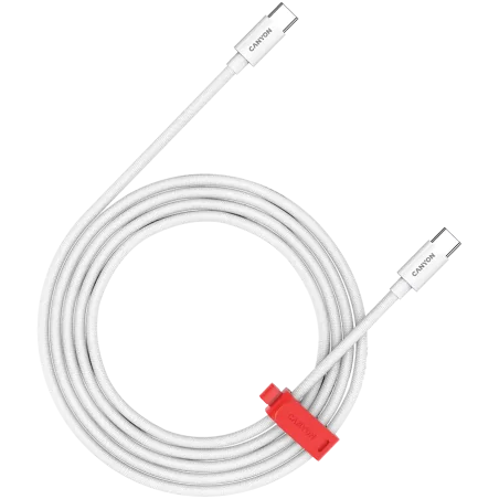 CANYON cable CC100AB C-C 100W Braided 1.2m White - 1