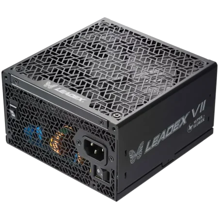 Super Flower Leadex VII Platinum PRO 1000W ATX 3.1, 80 Plus Platinum, Fully Modular, Flat Black Cables, 140mm Fan, 150mmx150mmx8